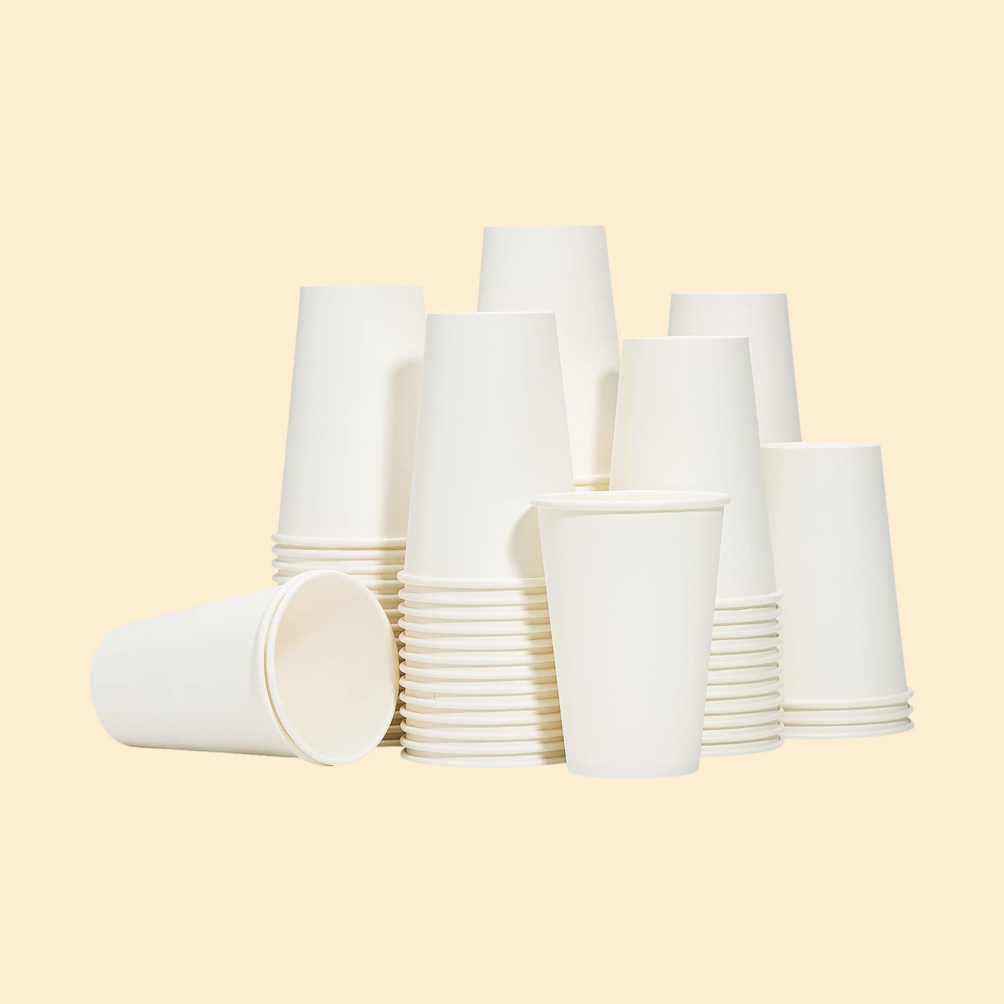 [1000 Counts] 20oz Bulk Pack Disposable Paper Cups for Cold Drinks